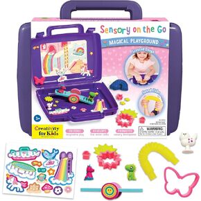 Creativity for Kids Sensory On The Go: Farmers Market - Preschool and Toddler Learning Sensory Kit, Sensory Bin Toddler Activities for Ages 3-5+