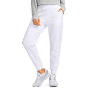 Soothfeel Women's Fleece Lined Joggers Pants High Waisted Water Resistant Thermal Sweatpants Winter Hiking Pants with Pockets in Kuwait
