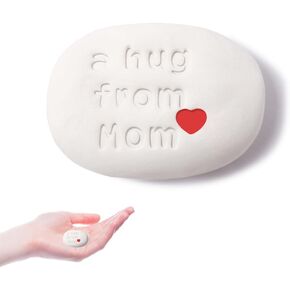 Meliatomia A Hug from mom Handmade Pocket Pubble Letterbox Gift,Inspirational Stones Gift for Daughter & Son,Full of Love & Unique Gifts for Baby in Kuwait