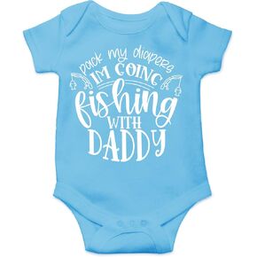 CBTwear قم بتعبئة حفاضاتي أثناء الصيد مع بدلة Daddy Baby in Kuwait