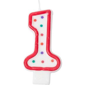 شموع عيد ميلاد منقطة من Jacent, 1-Pack in Kuwait