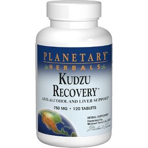 Planetary Herbals Kudzu Recovery 750 mg Anti-Alcohol and Liver Support - 120 Tablet in Kuwait