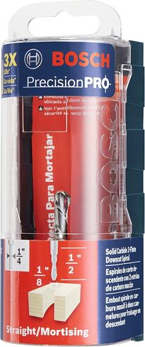 BOSCH 85900MC 1/8 In. x 1/2 In. Solid Carbide Double-Flute Downcut Spiral Router Bit in Saudi Arabia