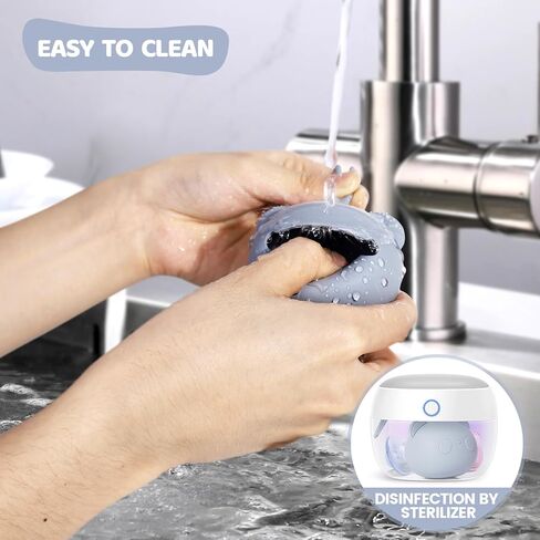 Orzbow عبوتان من حامل اللهاية السيليكون، حافظة لهاية الأطفال الفاخرة لحقيبة الحفاضات وعربة الأطفال وسرير الأطفال، خالية من مادة BPA، غير سامة، سيليكون صالح للطعام، حقيبة تخزين اللهاية من السيليكون للأولاد والبنات (بني) in Kuwait