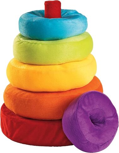 Excellerations Giant Plush Rainbow Stacking Ring for Kids Classroom Game for Children in Saudi Arabia