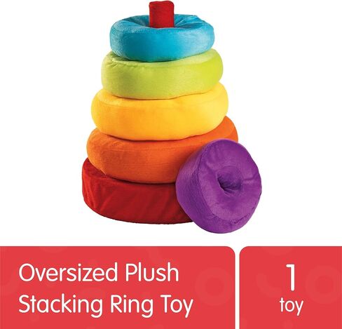 Excellerations Giant Plush Rainbow Stacking Ring for Kids Classroom Game for Children in Saudi Arabia