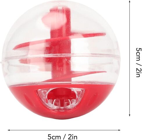 BEIJIALY Cat Treat Dispenser Toys, Cat Treat Dispensing Ball, Interactive Kitten Puzzle Toy, Kitten Food Dispensing Balls Pet Slow Feeder Puzzle Ball for Kitten in Kuwait