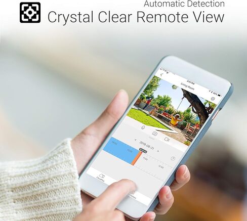 EZVIZ C3A - كاميرا أمان 1080 بكسل خالية من الأسلاك بنسبة 100%، صوت ثنائي الاتجاه، كشف الحركة PIR، رؤية ليلية بطول 25 قدمًا in Kuwait