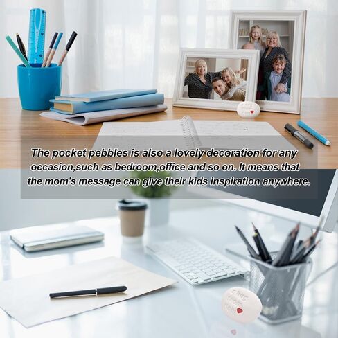 Meliatomia A Hug from mom Handmade Pocket Pubble Letterbox Gift,Inspirational Stones Gift for Daughter & Son,Full of Love & Unique Gifts for Baby in Kuwait