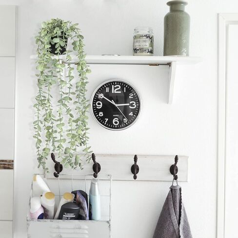 نباتات صناعية معلقة في الأماكن المغلقة مع شماعات، نباتات صناعية مزيفة من الأوكالبتوس لديكور المنزل في الداخل، ديكورات خضراء ونباتات وهمية لغرفة المعيشة وغرفة النوم والحمام والمطبخ والشرفة in Kuwait