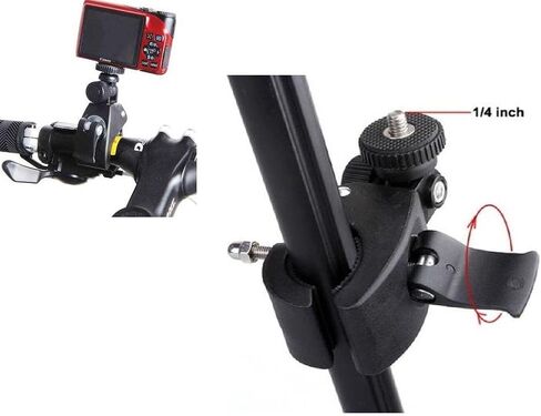 WIROJ BlueSunshine Digital Camera Bike Handlebar Mount 1/4" Screw Clamp Bracket Tripod Holder Clamp for DSLR SLR Camera in Saudi Arabia