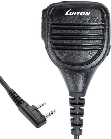 ميكروفون مكبر صوت عالي التحمل لمكبر صوت BaoFeng على الكتف متوافق مع BaoFeng UV-5R BF-F8HP UV-82 UV-5X3 Retevis RT22 Kenwood BTECH TYT in Kuwait