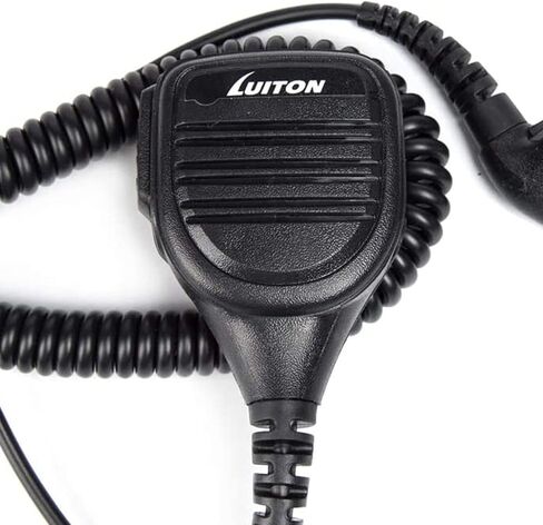 ميكروفون مكبر صوت عالي التحمل لمكبر صوت BaoFeng على الكتف متوافق مع BaoFeng UV-5R BF-F8HP UV-82 UV-5X3 Retevis RT22 Kenwood BTECH TYT in Kuwait