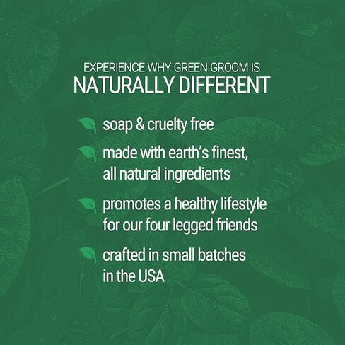 Green Groom White Dog Shampoo, 16 oz - Naturally Derived, Chamomile Extract, Infused with Coconut Oil and Protein, Restores Coat's Natural Shade, Brightens and Whitens… in Kuwait