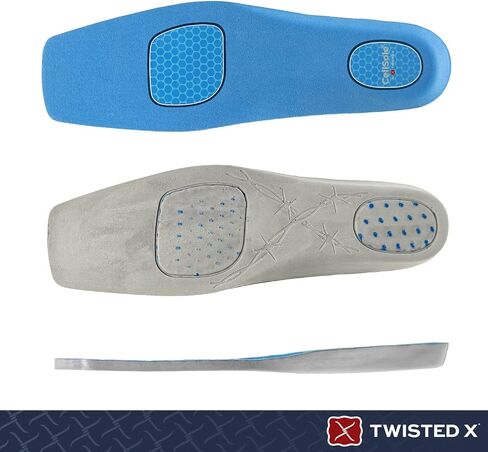 حذاء Twisted X نسائي ذو مقدمة مربعة ووسادة قدم للعمل لتوفير الراحة والدعم طوال اليوم، 8 in Kuwait