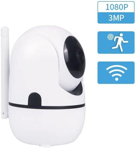 كاميرا واي فاي 1080 بكسل، مراقبة الطفل بزاوية 360 درجة مع التطبيق، صوت ثنائي الاتجاه، كشف البكاء وتنبيهات الغرباء، تتبع الحركة، كشف الصوت، الرؤية الليلية in Kuwait