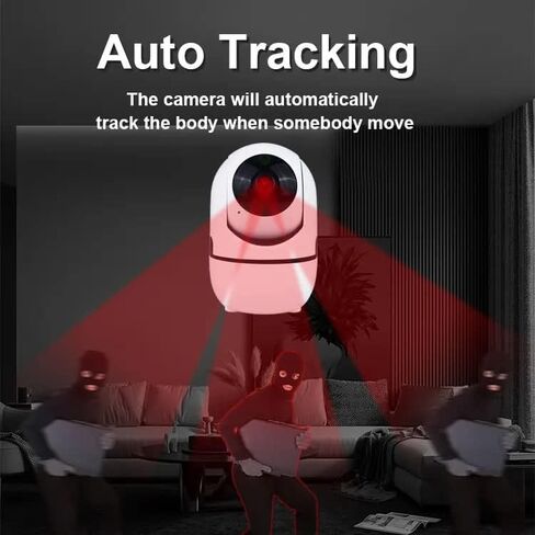 كاميرا واي فاي 1080 بكسل، مراقبة الطفل بزاوية 360 درجة مع التطبيق، صوت ثنائي الاتجاه، كشف البكاء وتنبيهات الغرباء، تتبع الحركة، كشف الصوت، الرؤية الليلية in Kuwait