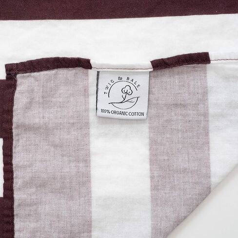 TWIG & BALE College Station Texas A&M Baby Blanket Organic Cotton Muslin Swaddle Blanket - 47" x 43" - Fans of Texas A&M Baby Gift for Boys Girls Newborn Receiving Blankets in Kuwait