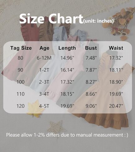 فستان AMAWMW للأطفال الصغار تنورة مكشكشة بدون أكمام وظهر قصير وزرة 6M-5T للفتيات الصغيرات in Kuwait