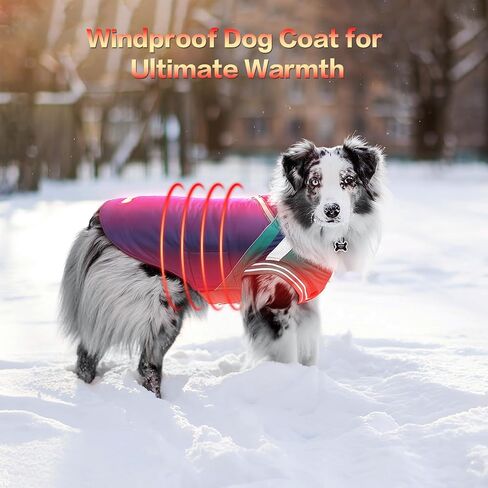 Dog Coat with Harness, Baseball Jacket for Medium and Large Dogs, Windproof Dog Warm Coat with Fleece Lining for Winter Outdoor (5XL) in Saudi Arabia