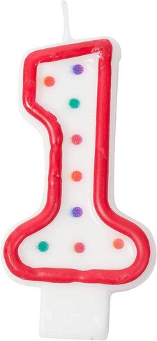 شموع عيد ميلاد منقطة من Jacent, 1-Pack in Kuwait