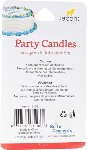 شموع عيد ميلاد منقطة من Jacent, 1-Pack in Kuwait