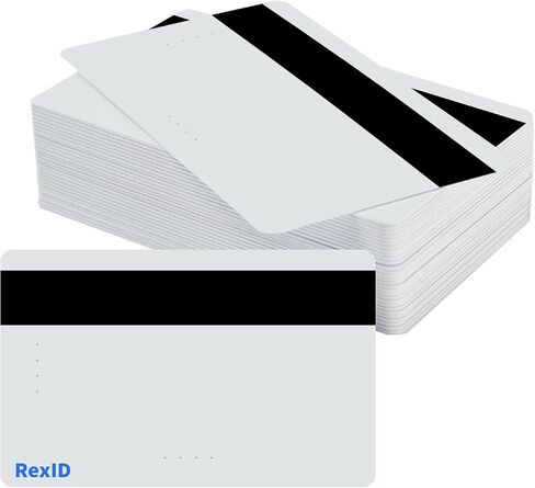 بطاقة RexID غير مبرمجة 125 كيلو هرتز 50 قطعة من بطاقة الرقاقة الفارغة مع بطاقة تقريب ISO بشريط مغناطيسي Hi-Co تعمل مع وحدة فك ترميز RexID للبرمجة المرنة لـ H10301 FC، ونطاق معرف للإنتاج عند الطلب in Saudi Arabia