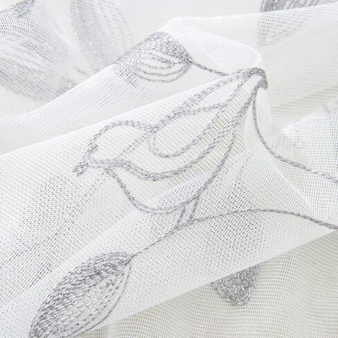 Molaxhome Roman Valance Curtain - Vintage Tie-Up Kitchen Window Treatment, Rod Pocket Botanical Print Curtain for Living Room, Farmhouse Style,45.7Wx63 L Inch in Kuwait