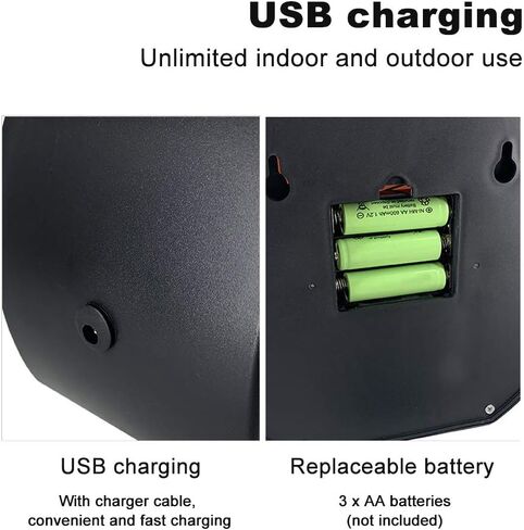 فوانيس الموقد سجل الخشب حرق لهب تأثير الضوء، تعمل بالبطارية USB القابلة لإعادة الشحن منضدية مصباح الموقد الاصطناعي، الخفقان غرفة المعيشة اللمس التبديل محاكاة لهب LED فانوس الموقد in Kuwait