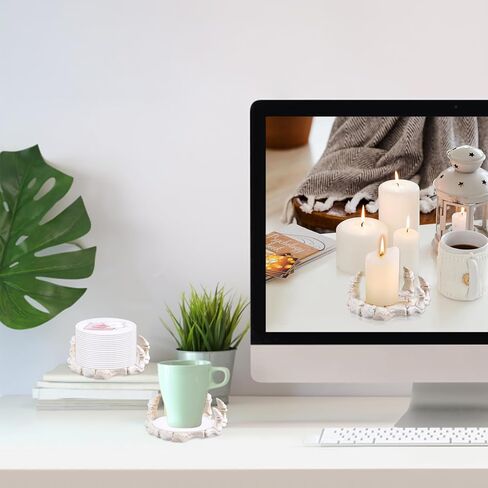 SHAIDOJIO Skull Hand Candle Holder, Resin Candlestick Holder, Gothic Skeleton Hand Coaster Holder, Creative Witch Hand Wall Mounted Hooks, Pillar Candle Stand for Halloween Christmas Home Decoration in Kuwait