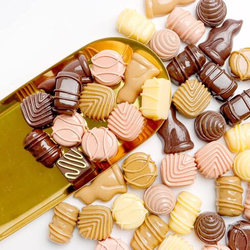 50 قطعة من الشوكولاته الاصطناعية محاكاة الشوكولاته الطعام الاصطناعي الشوكولاته الراتنج مسطحة الظهر الشوكولاته الشوكولاته للحرف اليدوية الحلوى ديكور المنزل نموذج المطبخ in Kuwait