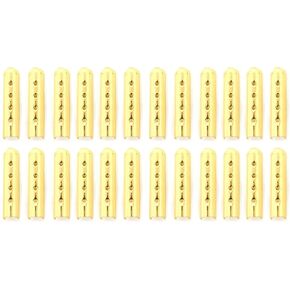 LitLaces - 23mm Aglet Shoe Lace Tips for Sneakers Open Mouth Easy to Install Metal Aglet Tips (Pack of 24)