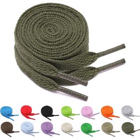 FADTOP 2 pairs Flat Shoelaces Colorful Laces Used for Board Shoes Sports Shoes Casual Shoes，Universal for Adults and Children in Saudi Arabia