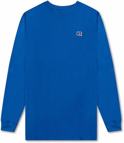Russell Athletic Big and Tall Long Sleeve T Shirts – 2 Pack Mens Cotton Shirt in Saudi Arabia