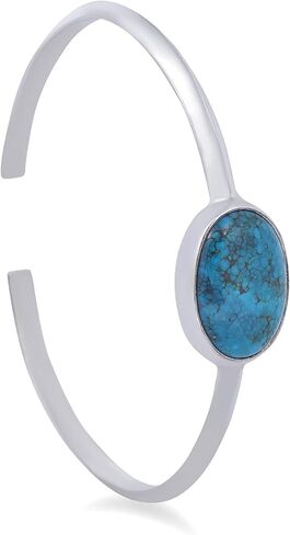 سوار من الكوارتز الوردي وحجر القمر الأبيض والعقيق الأسود والفيروز من الفضة الإسترليني عيار 925 مرصع بالأحجار الكريمة معصم روح كاثرين in Kuwait