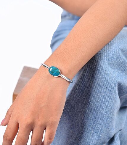 سوار من الكوارتز الوردي وحجر القمر الأبيض والعقيق الأسود والفيروز من الفضة الإسترليني عيار 925 مرصع بالأحجار الكريمة معصم روح كاثرين in Kuwait