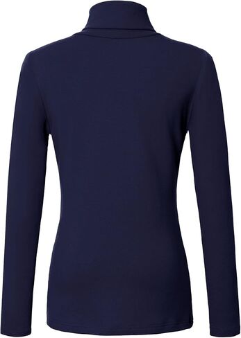 Urban CoCo Women's Turtleneck Slim Fitted Long Sleeve Sweatshirt Active Base Layer Tops Shirts in Kuwait