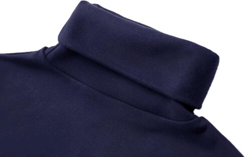 Urban CoCo Women's Turtleneck Slim Fitted Long Sleeve Sweatshirt Active Base Layer Tops Shirts in Kuwait