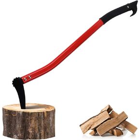 JMOO Hookaroon - Non-Slip Grip Handle with Pointed, Angled Blade - Landscaping Tool for Rotating, Dragging, Stacking Logs - Black/Orange in Kuwait