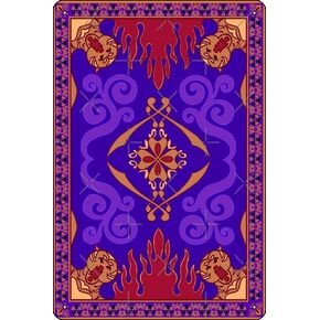 Aladdin 1992 Magic Carpet Photographic Print Metal Tin Sign Plaque Man Cave Wall 8x12 Inch Wall Art Decoration in Saudi Arabia