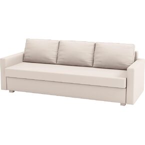 غطاء الأريكة القطني Friheten Sleeper البديل مصنوع خصيصًا ومتوافق مع غطاء أريكة السرير IKEA Friheten 3 مقاعد (رمادي فاتح) in Kuwait