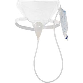 YINUODAY Urinals Collector with 2 Urine Catheter Bags, Portable Silicone Urinal for Men Woman Incontinence Underwear Supplies Wearable Female Urinator for Incontinence Bladder Aid in Kuwait