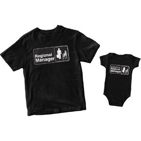 Regional Manager/Assistant to The Regional Manager Matching Family Shirts in Saudi Arabia
