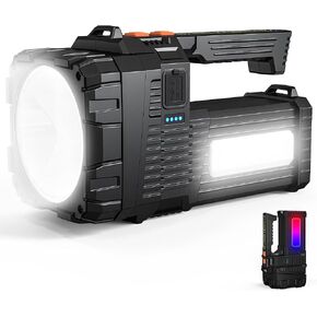 AlpsWolf Bright Flashlight High Lumens Rechargeable, 1,000,000 Lumens, Long Standby, Waterproof, LED Flashlight Spotlight with USB Output for Emergency in Kuwait