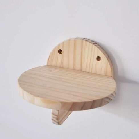 مجموعة ارفف حائط للقطط، درج تسلق حائط خشبي للقطط - سلم حائط للقطط، رف حائط للقطط، رف تسلق القطط من الخشب الصلب للعب في الاماكن المغلقة (مجموعة واحدة) in Kuwait