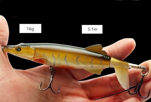 مجموعة طُعم الصيد تتضمن طُعم سباحة متعدد المفاصل + طُعم أسماك البلمة + طُعم ملاعق صيد + طُعم مروحي للمياه المالحة والمياه العذبة in Kuwait