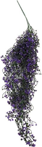 G-Tree 2 Pcs Artificial Ivy Flowers Fake Greenery Plants for Garden Wall Decor, Purple in Kuwait