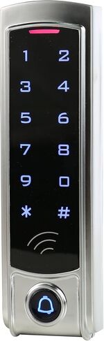 اتش دبليو ام اي تي اي لوحة مفاتيح معدنية تعمل باللمس بخاصية تحديد الهوية بموجات الراديو 125 كيلو هرتز للتحكم في الوصول بباب واحد قائمة بذاتها 2000 مستخدم لنظام الامان in Kuwait