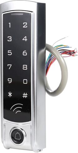 اتش دبليو ام اي تي اي لوحة مفاتيح معدنية تعمل باللمس بخاصية تحديد الهوية بموجات الراديو 125 كيلو هرتز للتحكم في الوصول بباب واحد قائمة بذاتها 2000 مستخدم لنظام الامان in Kuwait