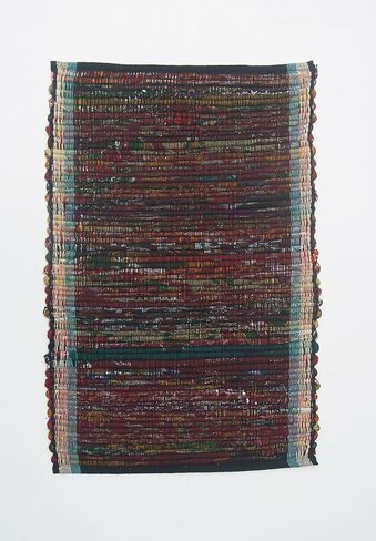 chardin المنزل chindi Rag سجاد (مجموعة من 2 – 50.8 x 76.2 cm سجاد) Tonal Blues & chindi متعددة. رائعة مدخل ، غرفة المعيشة ، والمطبخ ، والحمام ، وغرفة النوم ، وغرفة النوم. in Kuwait